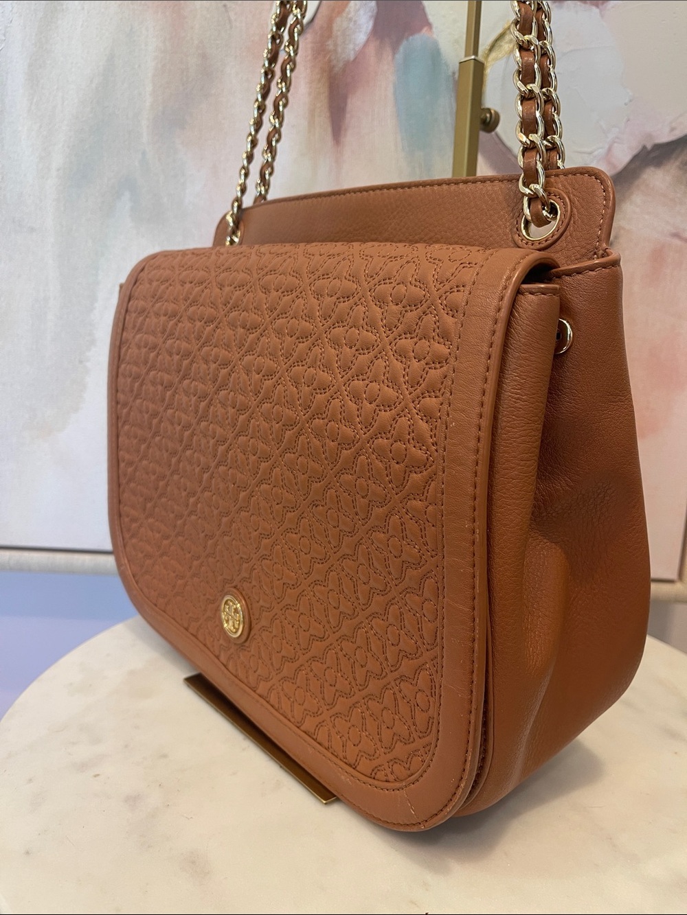 Tory Burch Bryant Quilted Leather Convertible Shoulder Bag - Picture 2 of 8